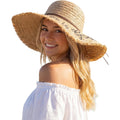 Sun Hats for Women Beach Hats for Women Packable Foldable Wide Brim Womens Sun Hat UPF 80+