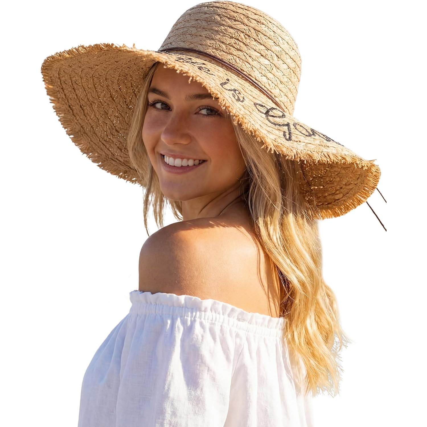 Sun Hats for Women Beach Hats for Women Packable Foldable Wide Brim Womens Sun Hat UPF 80+