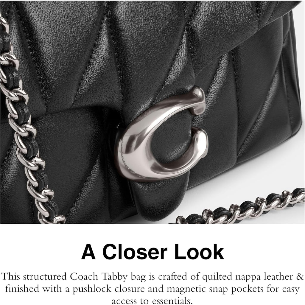 COACH Tabby Shoulder Bag 20 With Quilting