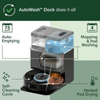 Irobot Roomba 505X Robot Vacuum & Mop Combo, 70X More Suction, Multifunction Dock, 75 Day Self-Emptying, Self-Cleaning & Hot Dry, Lifting Spinning Mop Pads, Ai Obstacle Avoidance, Ideal For Pet Hair