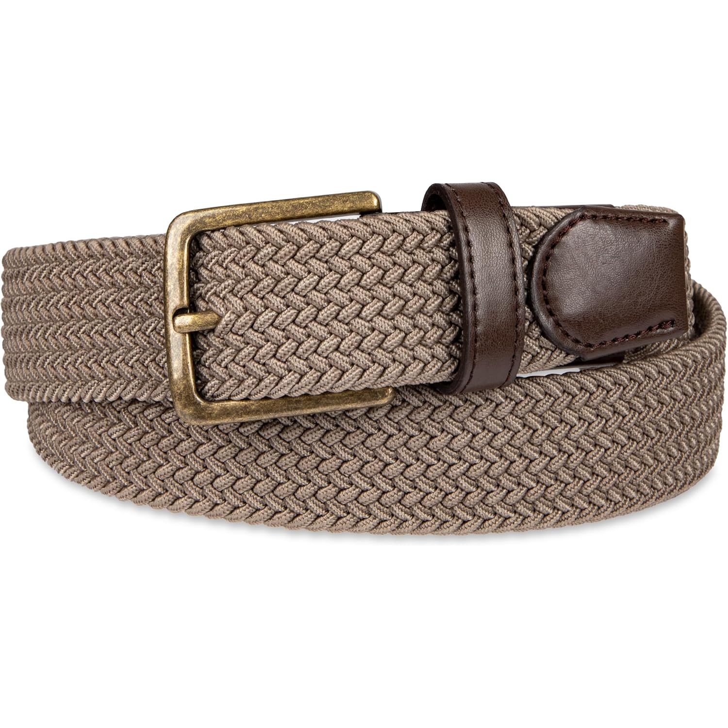 Dockers Men'S 1 3/8 In. Stretch Fabric Braided Belt