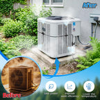 Air Conditioner Evaporative Cooling Kit, Ac Condenser Misting System With Water Filter And Pipe Cutter, Cooling System For Residential Sun-Exposed Condensers & High-Temperature Climate Homes