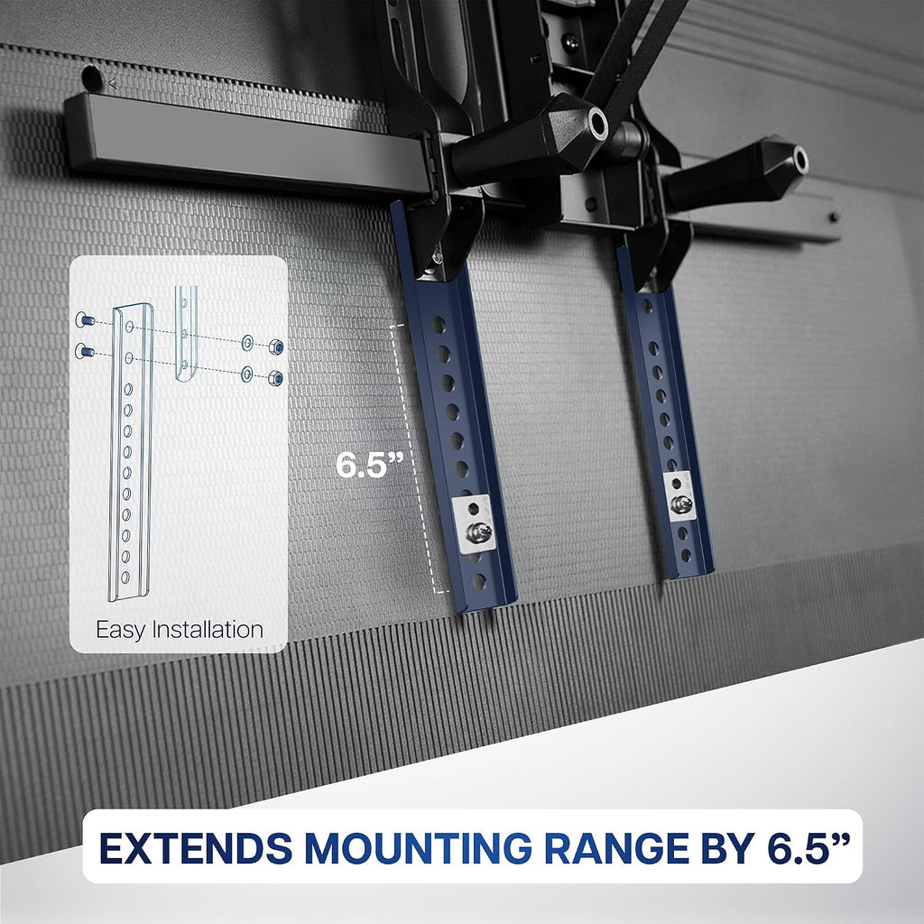 Vivo Vertical Vesa Extender Plate Bracket Kit Designed For Low Vesa Pattern Tv’S, Fits Tv Ceiling Mounts, 2 Brackets, Black, Mount-Ad165 | Adapter Plate Designed For Low Vesa Pattern Tvs, Fits Tv Ceiling Mounts, 2 Brackets, 6.5 Inch Extension