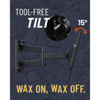 ECHOGEAR MaxMotion TV Wall Mount for Large TVs 42" to 90" - Full Motion Has Smooth Swivel, Tilt, & Extension - Universal Design Works with Samsung, Vizio & More - Includes Hardware & Drill Template