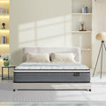 Full Size Mattress, 12 Inch Full Mattress In A Box, Hytrid Mattress With Pocket Sprines And Certipur- Us Certified Foan, Motion Isolation.Medium Firm, Pressure Relief For Cool Night