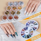 Teenitor Nail Pen Designer, Stamp Nail Art Tool with 15pcs Nail Painting Brushes, Nail Dotting Tool, Nail Foil, Manicure Tape, Color Rhinestones for Nails Pink