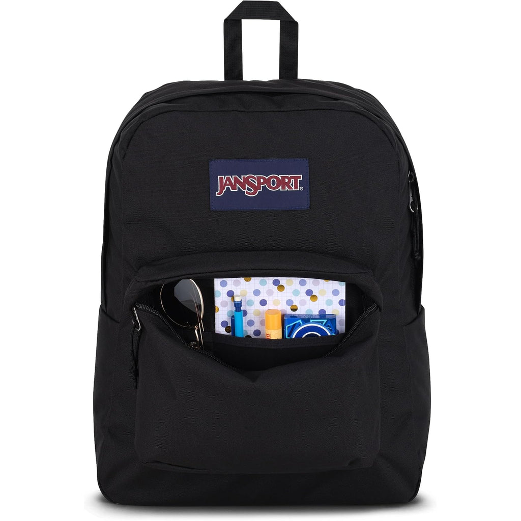Jansport Superbreak One Backpacks - Durable, Lightweight Bookbag With 1 Main Compartment, Front Utility Pocket With Built-In Organizer - Premium Backpack, Black