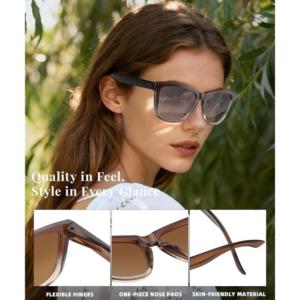 Sunglasses-women Polarized Sunglasses-womens: Trendy Sun Glasses polarized UV400 Protection Fashion Sunglasses
