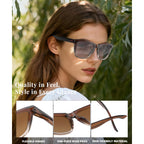 Sunglasses-women Polarized Sunglasses-womens: Trendy Sun Glasses polarized UV400 Protection Fashion Sunglasses