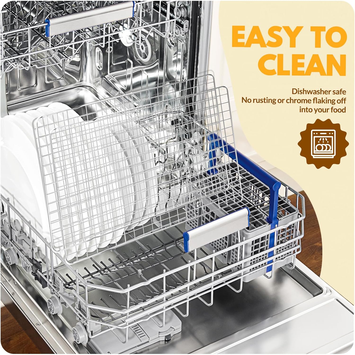 2 Pcs Cooling Racks For Cooking And Baking, 15X10 Inches Stainless Steel Cooling Rack, Sheet Pan With Wire Rack For Baking Sheet, Bacon Rack Oven Safe Fits Jelly Roll Sheet Pan