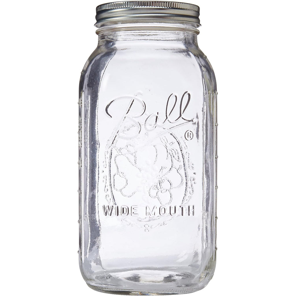 Ball 64 Ounce Jar, Wide Mouth, Set Of 2