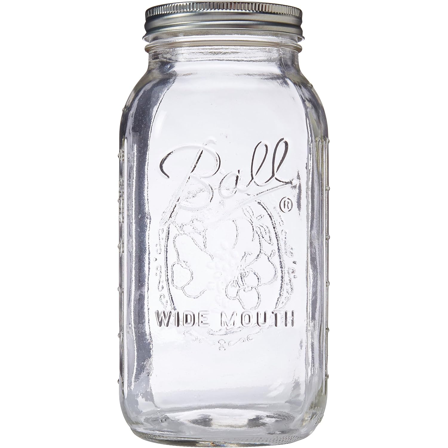 Ball 64 Ounce Jar, Wide Mouth, Set Of 2