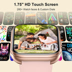 Smart Watch for Women with Bluetooth Call/Answer,1.75" Fitness Watch with Pedometer Heart Rate Sleep Monitor Step Counter Calorie 120+Sport Modes Smartwatch for Android iOS