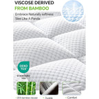 Bedelite Dorm Room Essentials Twin Xl Mattress Topper For College Students Back To School, Ultra Soft Mattress Pad, Plush Pillow Top Bed Cover, Shredded Memory Foam Filling