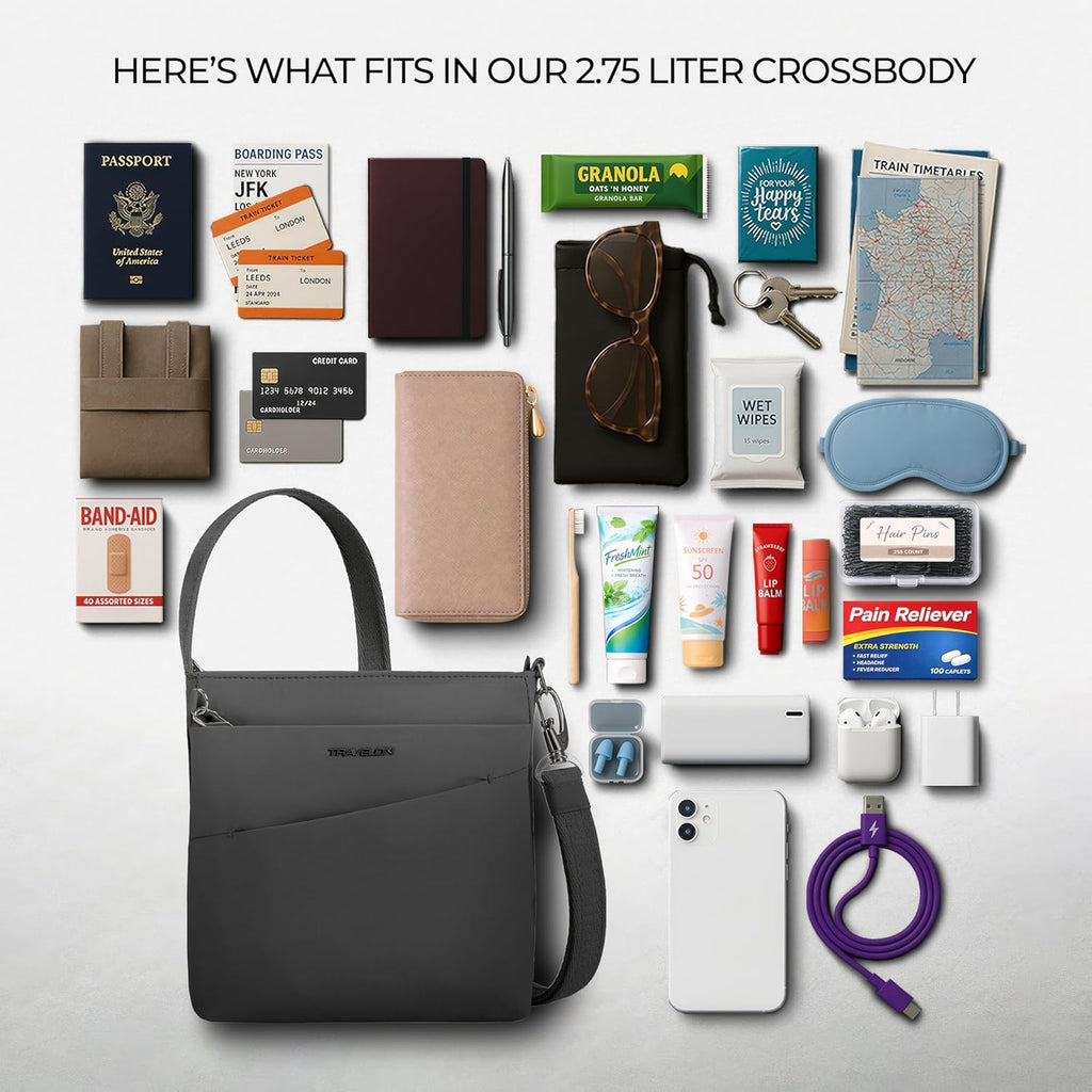 Travelon Anti-Theft Roam Small Crossbody