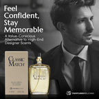 PB ParfumsBelcam Classic Match Eau de Toilette Spray for Men – Warm Oriental Scent with Bergamot, Nutmeg & Musk – Long-Lasting Cologne for Men, Affordable Luxury Signature Fragrance, 2.5 Fl Oz