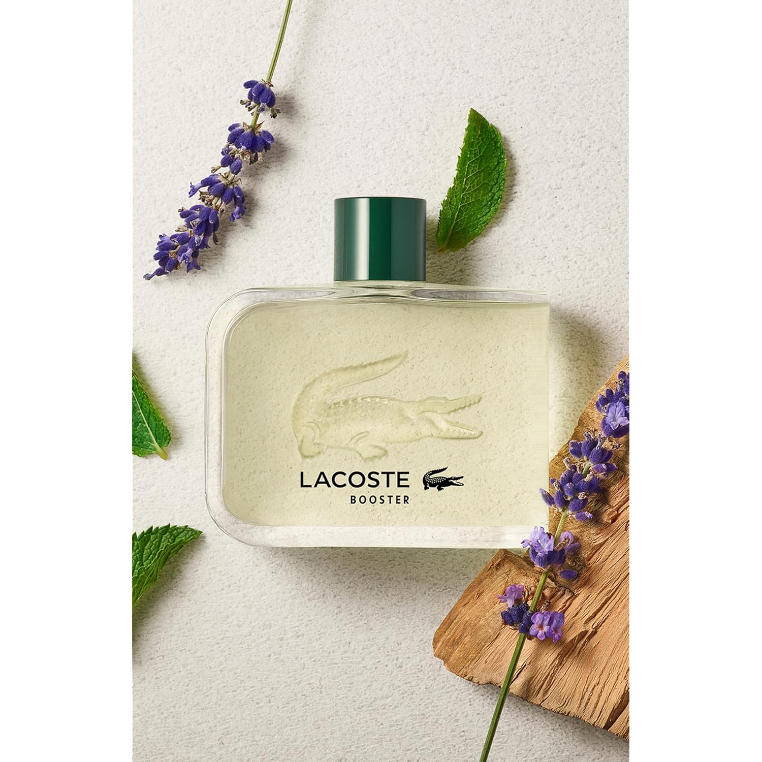 Lacoste - Booster Eau de Toilette - Men's Fragrance - Fougere Aromatic - With notes of Mint, Lavender & Cedarwood - 4.1 Fl Oz