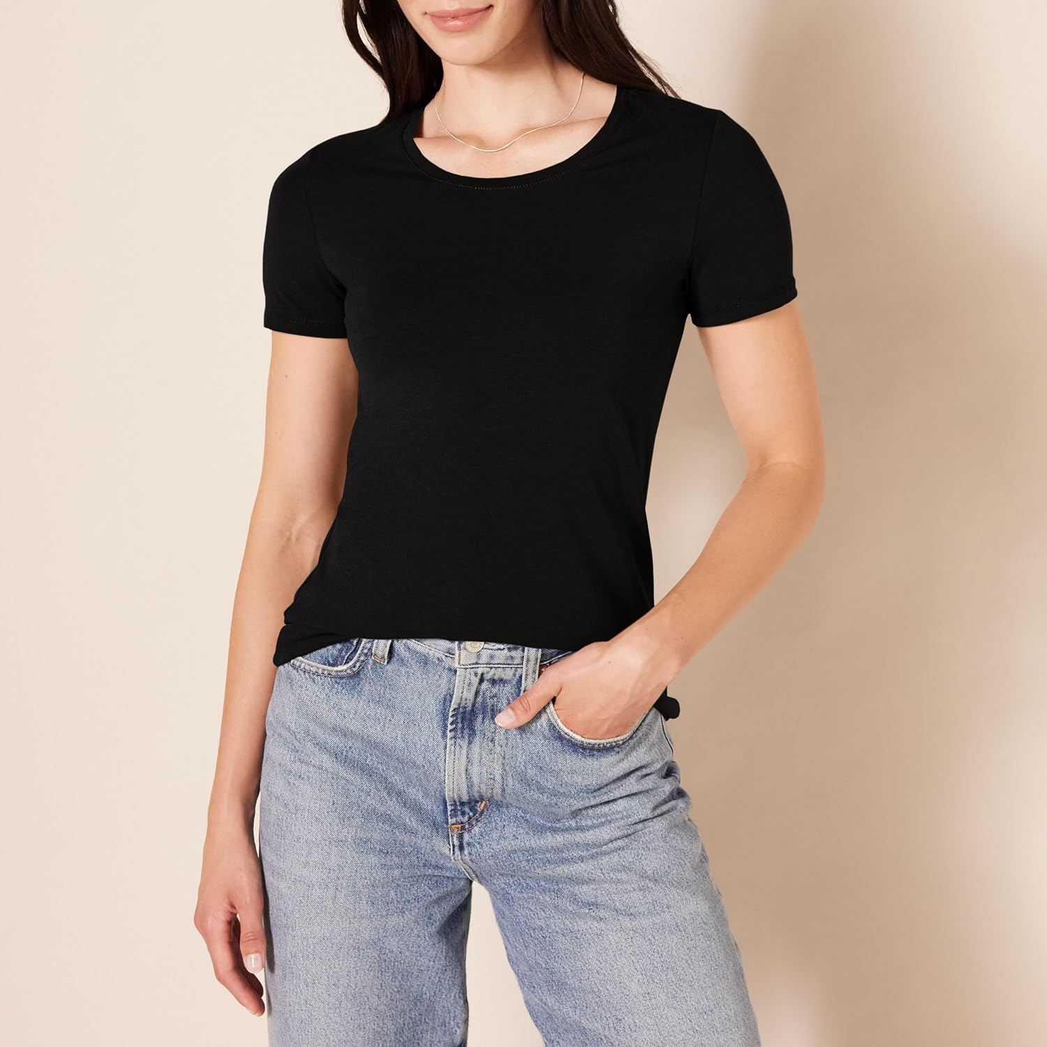 Amazon Essentials Women'S Regular-Fit Short-Sleeve Crewneck T-Shirt, Multipacks