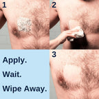 No Hair Crew Intimate/Private At Home Hair Removal Cream for Men - Painless, Flawless, Soothing Depilatory for Unwanted Coarse Male Body Hair, 100ml