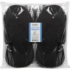 ForPro Professional Collection Comfy Pedi Slippers, Disposable Foam Pedicure Slippers for Nail Salons and Spas, Individually-Wrapped, 12-Pair