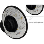 Women'S-Mesh-Sun-Hats Wide-Brim Summer Beach Bucket Caps For Girls Outdoor-Uv-Protection Foldable-Fishing-Hat Chin Strap