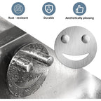 Yoshiky Stainless Steel Smiley Face Dish Sponge Holder, Silver Sink Caddy Organizer Storage With Suction Cup For Kitchen, Rv Apartment Kitchen Accessories Decor Scrubber