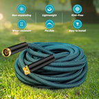 Garden Hose 50Ft, Non-Expanding Water Hose Ultra Lightweight, Kink-Free, Sturdy, Flexible, Abrasion Resistant Hose For Yard, Lawn, Outdoor, Marine And Camper