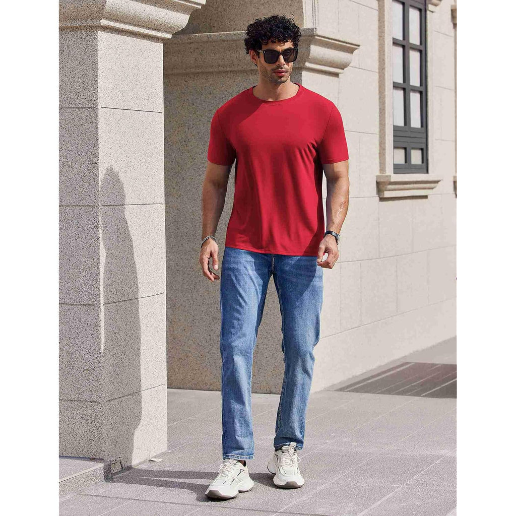 Coofandy Men'S T-Shirts Short Sleeve Crew Neck T Shirts Casual Classic Basic Tee Shirts