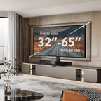 Universal Swivel Tv Stand/Base Table Top Tv Stand 32 To 65 Inch Tvs 80 Degree Swivel, 4 Level Height Adjustable, Heavy Duty Tempered Glass Base, Holds Up To 88Lbs Screens, Ht04B-002
