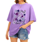 Womens Oversized T Shirts Loose Fit Graphic Tees Summer Casual Short Sleeve Tops 2026