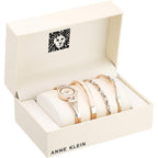 Anne Klein Women'S Bangle Watch And Premium Crystal Accented Bracelet Set