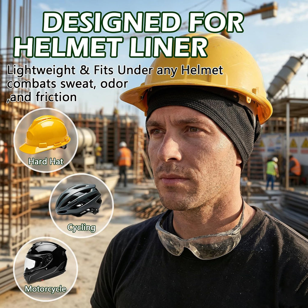 2 Pack Cooling Skull Caps For Men & Women, Breathable 3D Mesh Sweat Wicking Running Hat For Cycling Helmet Liner