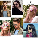 SOJOS Polarized Aviator Sunglasses for Men Women Classic Vintage Retro Style SJ1054 Gradient Grey
