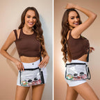 Bagenius Clear Bag for Stadium Events, Clear Purse with Detachable Strap, Sports fan Handbag Purses for Game Day and Concert