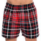 Andrew Scott Men'S 4 Pack Cotton Flannel Super Soft Woven Boxer Shorts