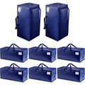 Veno 8 Pack Heavy Duty Moving Bags With Backpack Straps, Zippers & Handles, Extra Large Packing Bags For College Dorm Essentials, Moving Supplies Alternative To Cardboard Moving Boxes