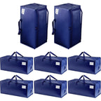Veno 8 Pack Heavy Duty Moving Bags With Backpack Straps, Zippers & Handles, Extra Large Packing Bags For College Dorm Essentials, Moving Supplies Alternative To Cardboard Moving Boxes