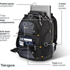 Targus Drifter Ii Laptop Backpack, Black/Gray – Backpack For Men For Business And Travel, Durable Water-Resistant Material, Fits Up To 17" Laptops (Tsb239Us)