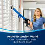 Bissell Cleanview Upright Vacuum With Active Extension Wand, Xl 2L Dirt Tank Capacity, Powerful Suction & Onepass Technology For Carpets & Hard Floors, 3536
