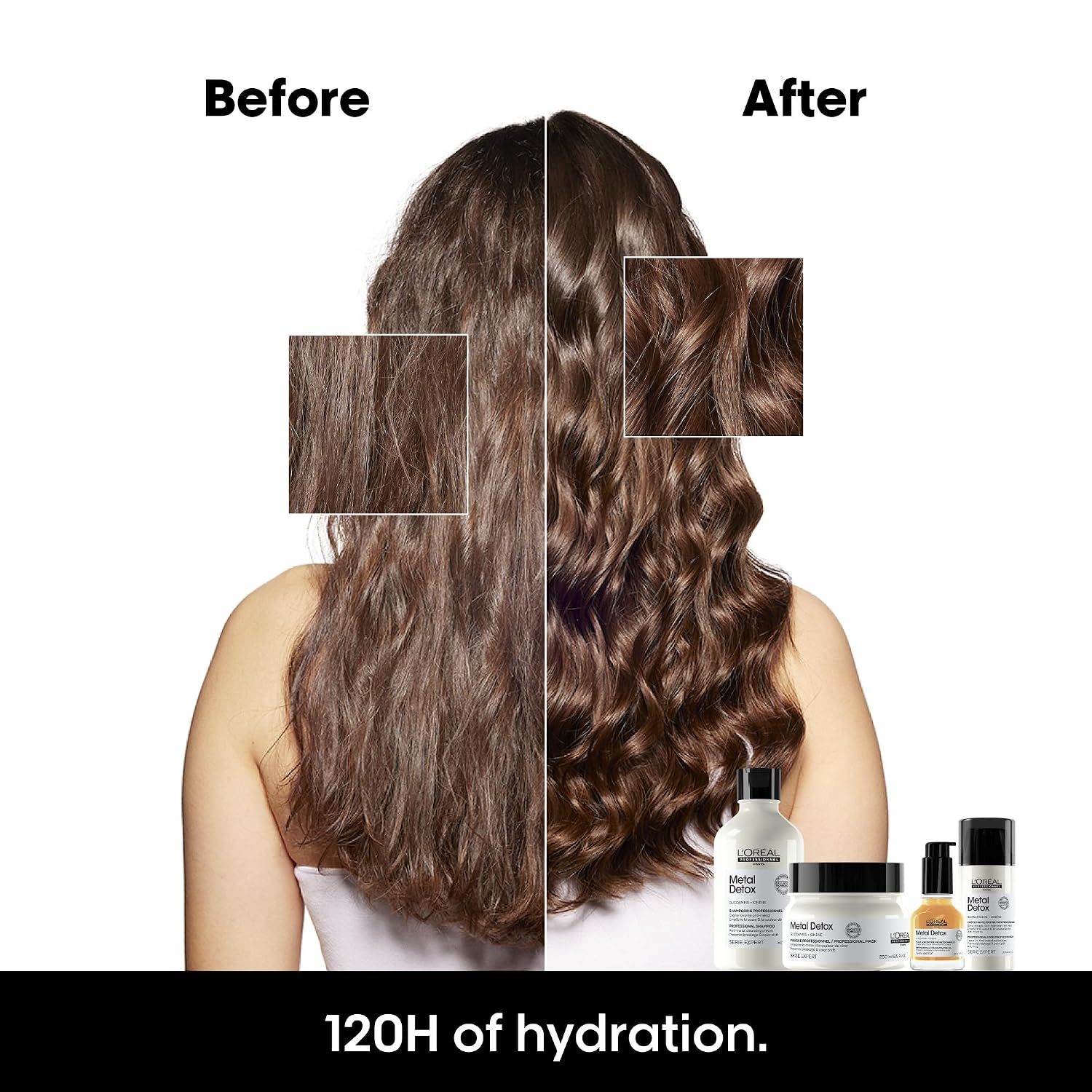 L'Oréal Professionnel Paris Metal Detox Shampoo - Sulfate-Free Anti-Breakage Shampoo For Damaged Or Color-Treated Hair, Detoxifies, Prevents Damage & Prolongs Hair Color