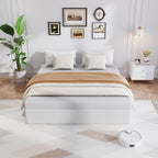 Queen Box Spring, 8 Inch Box Spring For Queen Bed, 3000 Lbs Heavy Duty Metal Frame Mattress Foundation With Fabric Cover, Easy Assembly-Noise Free