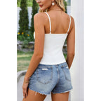Multi-Pack Women's Knit Cami, Adjustable Spaghetti Straps Slim Fit Basic Tank Tops