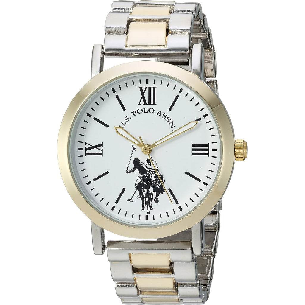 Accutime U.S. Polo Assn. Women'S Usc40261Az Analog Display Analog Quartz Two Tone Watch