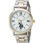 Accutime U.S. Polo Assn. Women'S Usc40261Az Analog Display Analog Quartz Two Tone Watch