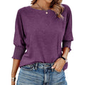 Dokotoo Women'S 2026 Fashion Tops 3/4 Sleeve T-Shirts Cute Crewneck Basic Business Tees Blouses