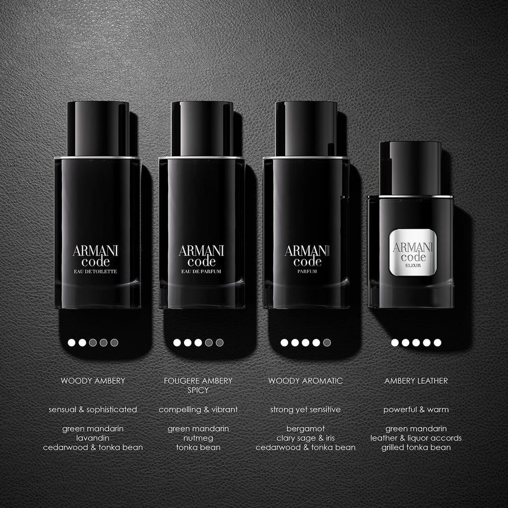 Armani Beauty – Code – Parfum – Cologne For Men – Fresh & Aromatic Men’S Fragrance – Bergamot, Clary Sage, Tonka Bean Notes