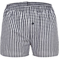 Mens Cotton Boxers Funny Woven Pattern Plaid Boxer Shorts Inseam Pajamas Single Pack