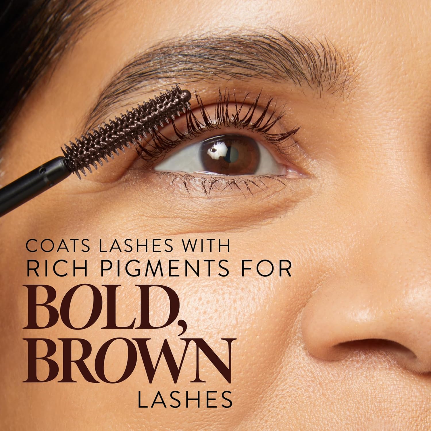 LAURA GELLER NEW YORK Kajal Longwear Mascara – Brown – Volumizing, Lengthening, & Defining Mascara - Smudge‑Proof & Flake‑Proof Wear, Buildable Formula