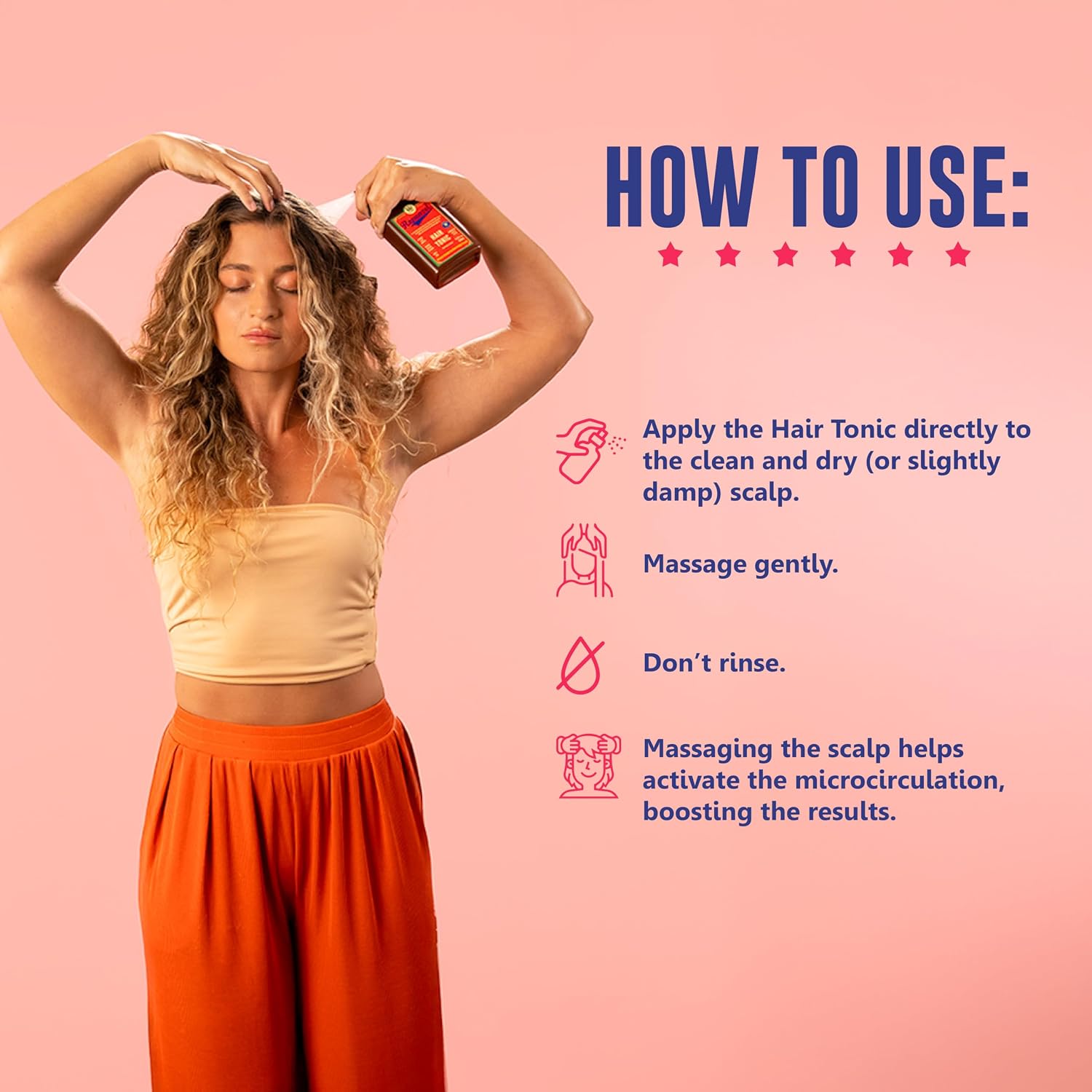 Lola From Rio – Rapunzel Hair Tonic Spray For Women – Hair Strengthening Treatment – Thickening Spray For Fine Hair – Supports Fuller, Healthier-Looking Hair – 8.45 Fl Oz