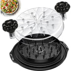 Chicken Shredder Tool Twist Large - 10'' Pro Meat Shredders For Chicken Breast,Visible Kitchen Gadgets Grinder Machine With Brush,Strong Anti-Slip Strip,Ergonomic Handle,Bpa Free (Black)